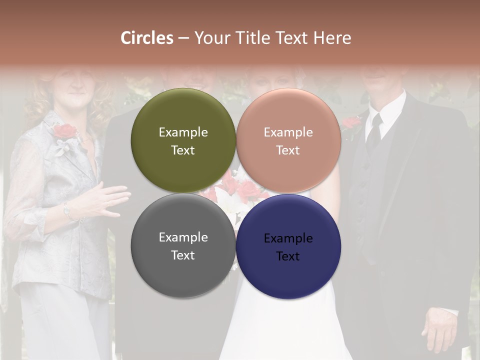 Happiness Caucasian Marriage PowerPoint Template