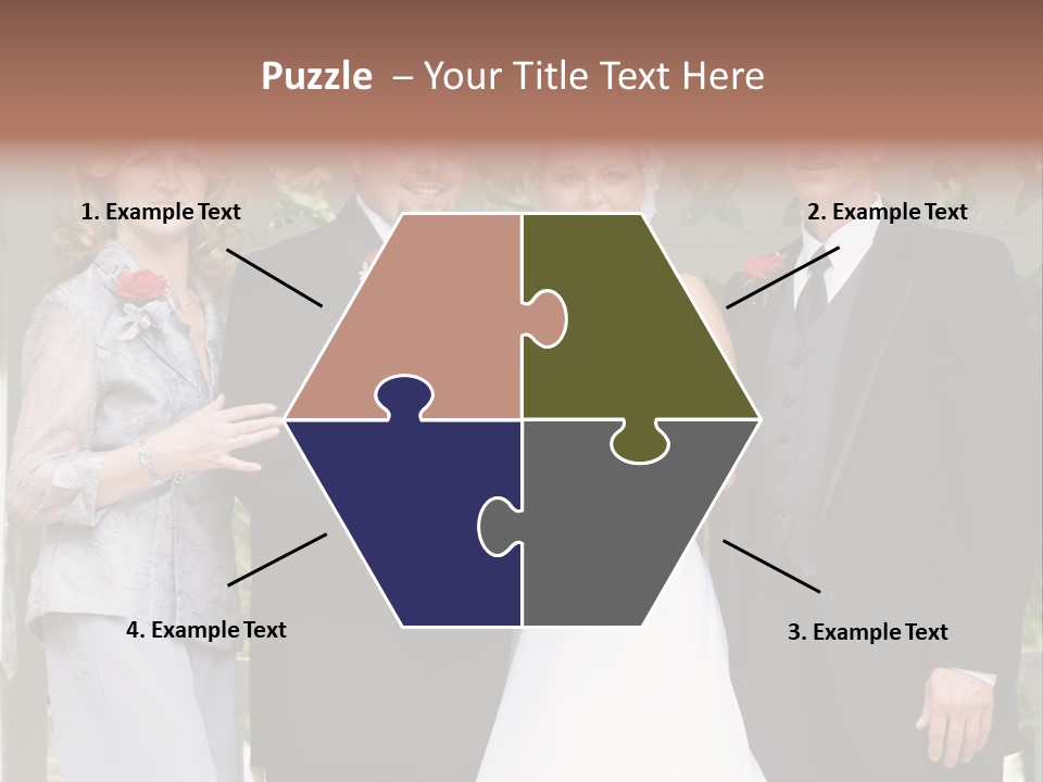 Happiness Caucasian Marriage PowerPoint Template