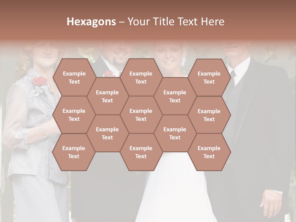 Happiness Caucasian Marriage PowerPoint Template