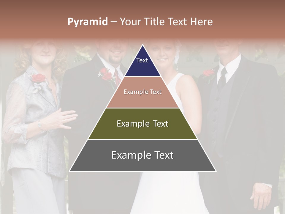 Happiness Caucasian Marriage PowerPoint Template