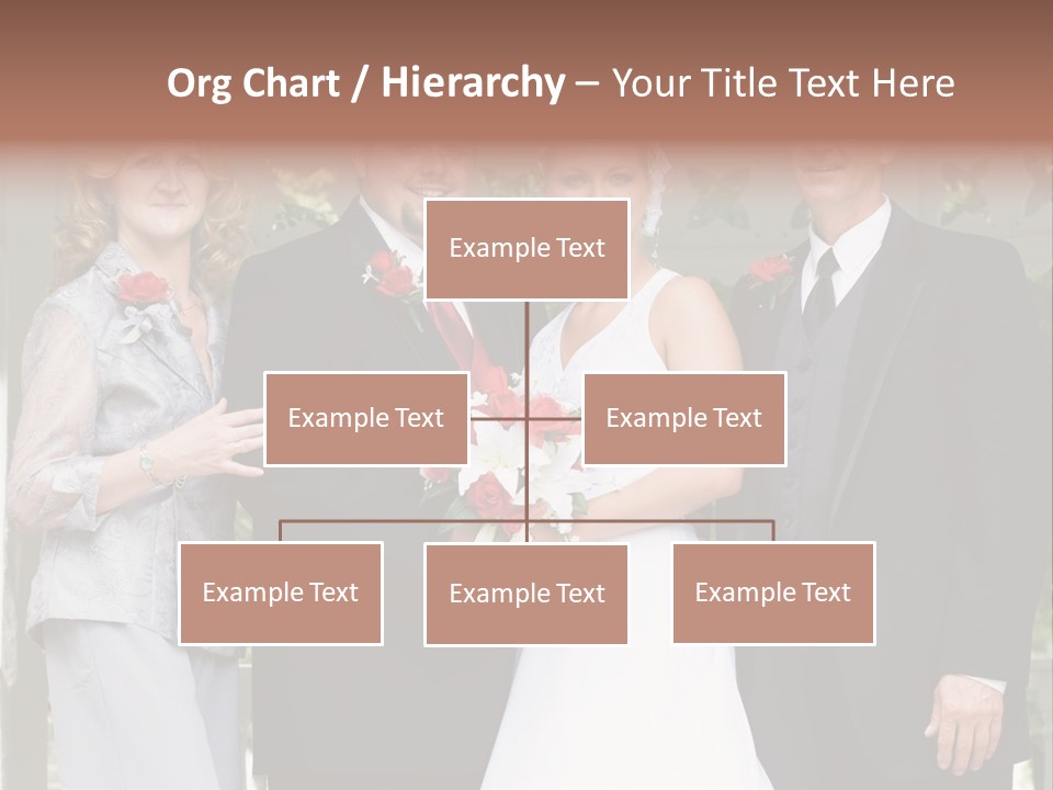 Happiness Caucasian Marriage PowerPoint Template