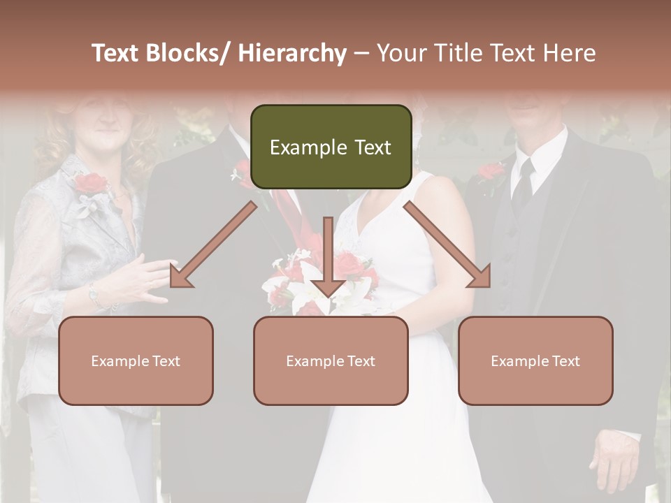 Happiness Caucasian Marriage PowerPoint Template