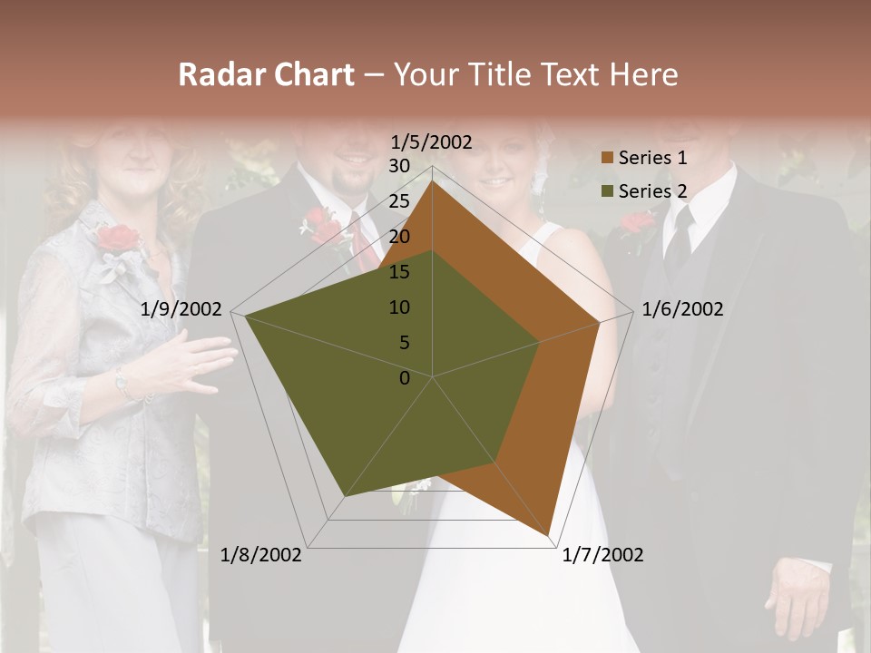 Happiness Caucasian Marriage PowerPoint Template