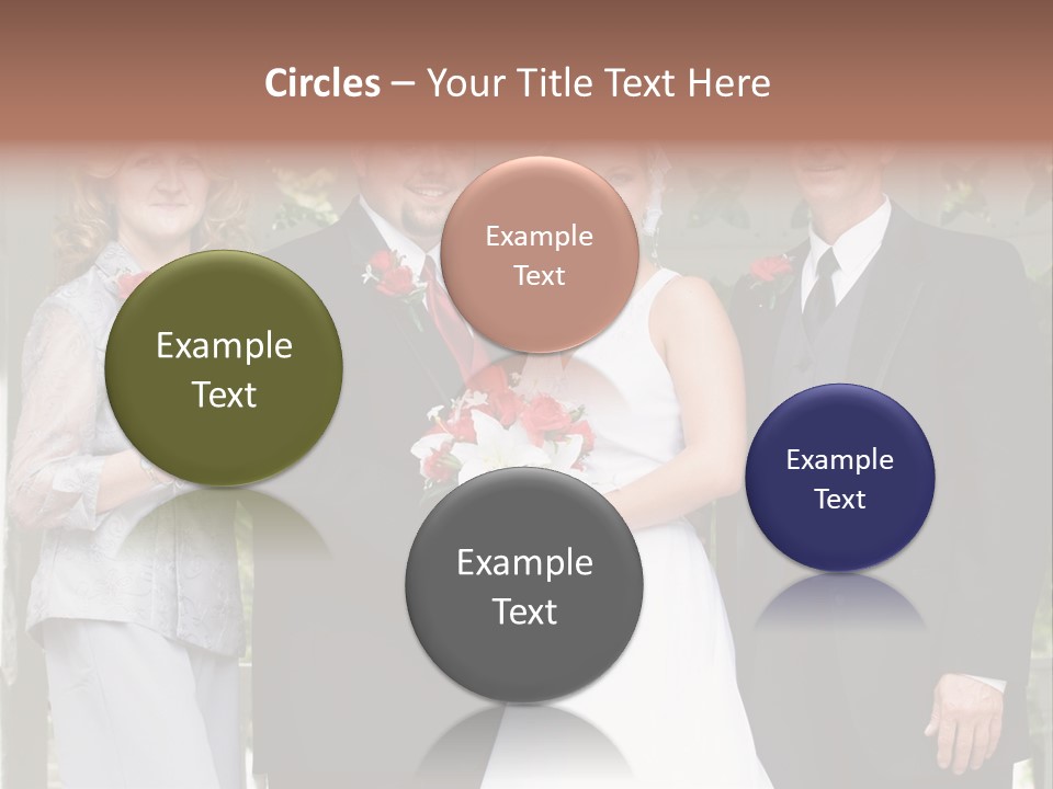 Happiness Caucasian Marriage PowerPoint Template
