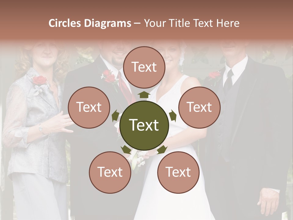 Happiness Caucasian Marriage PowerPoint Template