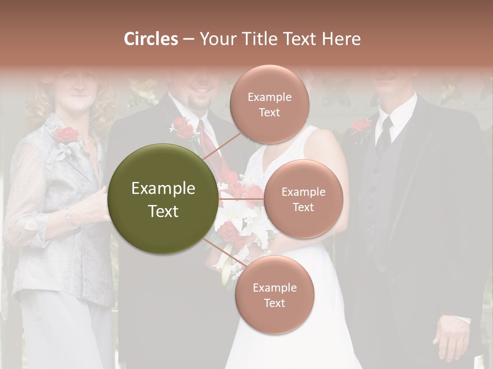 Happiness Caucasian Marriage PowerPoint Template