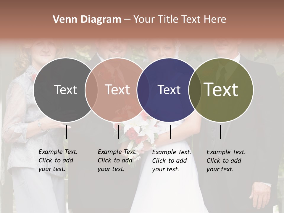Happiness Caucasian Marriage PowerPoint Template
