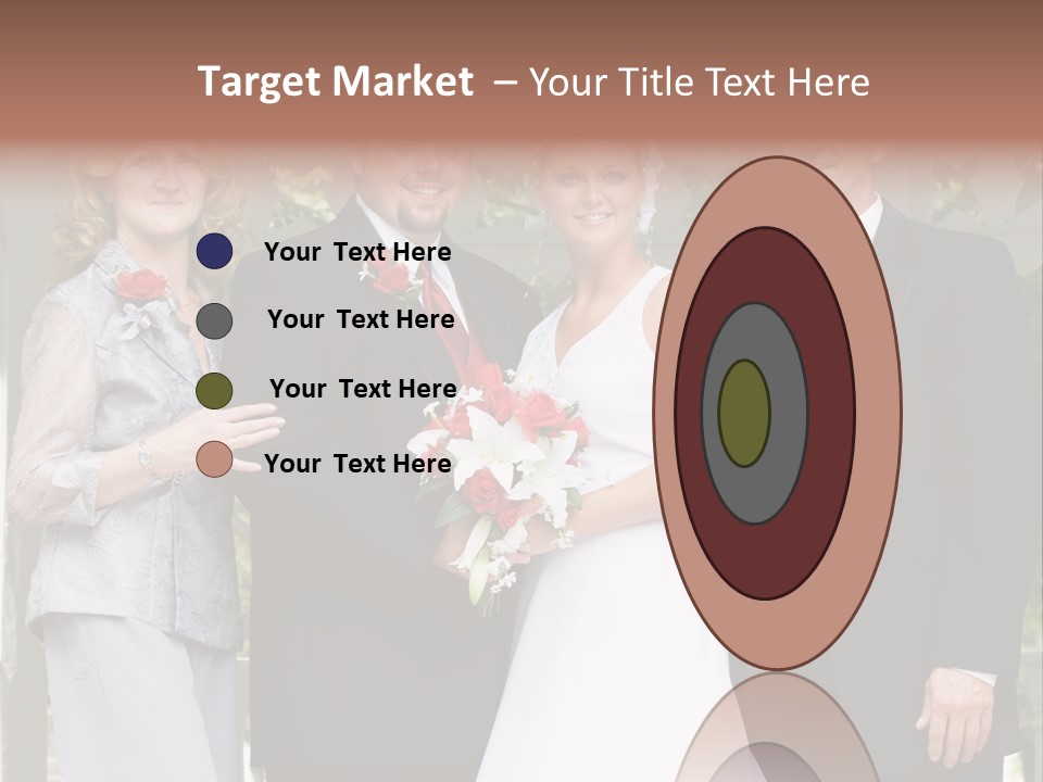 Happiness Caucasian Marriage PowerPoint Template