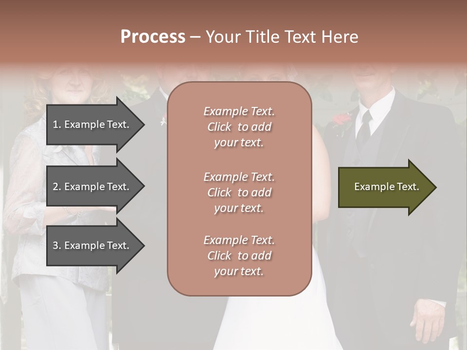Happiness Caucasian Marriage PowerPoint Template