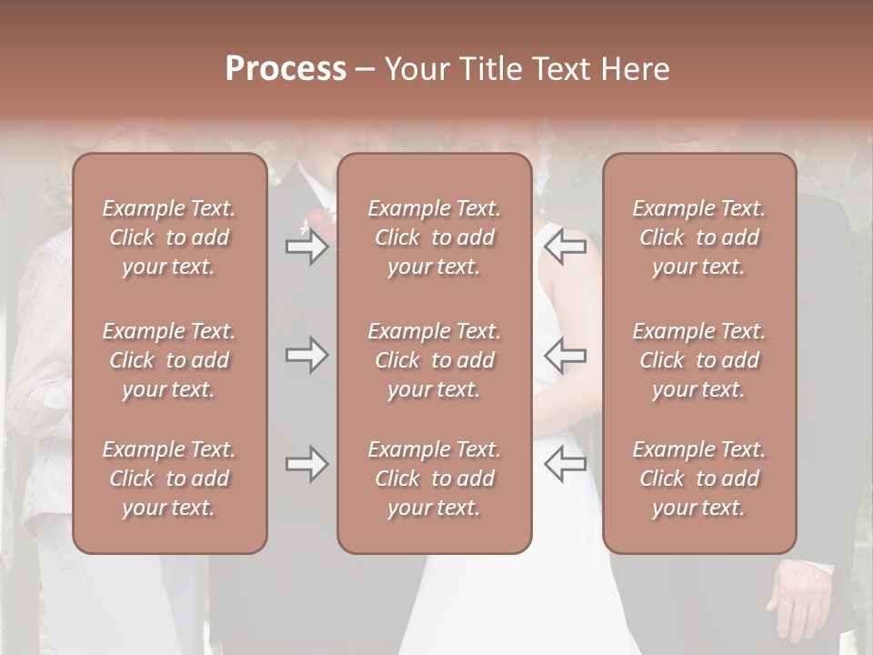 Happiness Caucasian Marriage PowerPoint Template