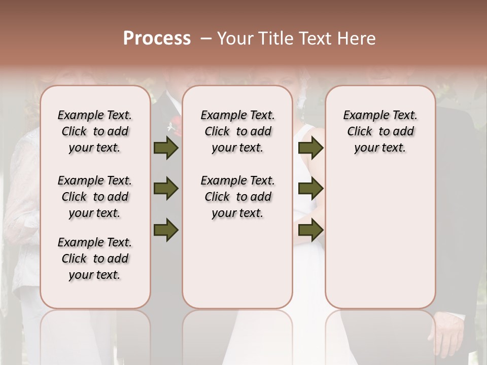 Happiness Caucasian Marriage PowerPoint Template