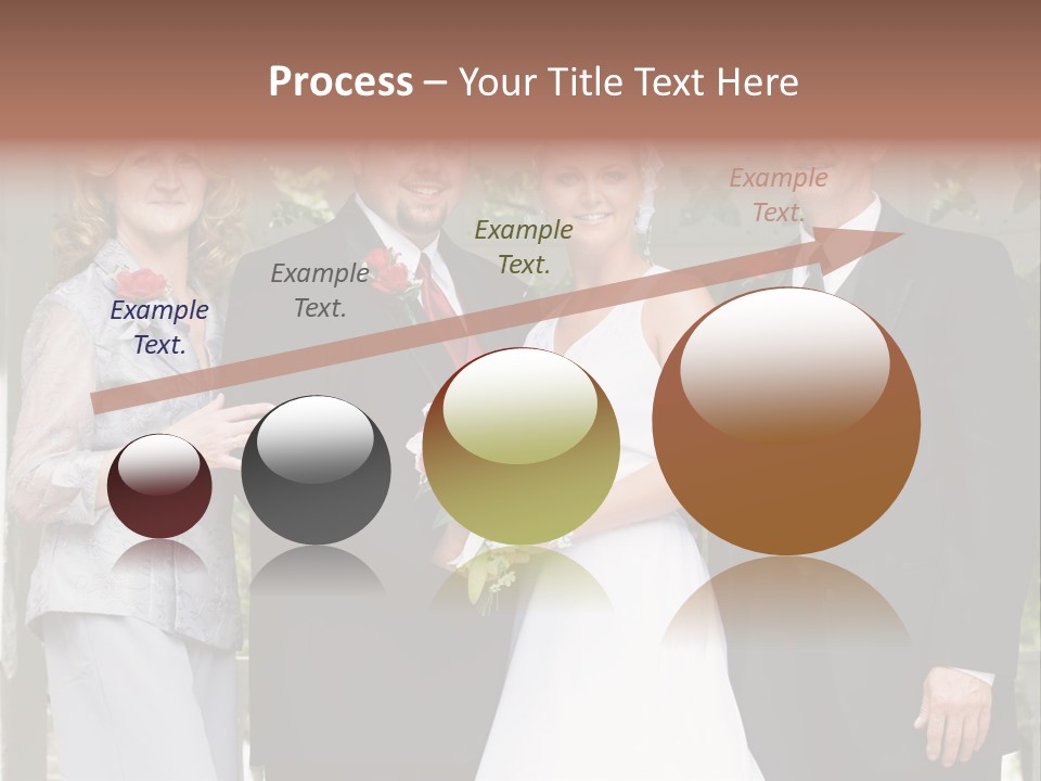 Happiness Caucasian Marriage PowerPoint Template