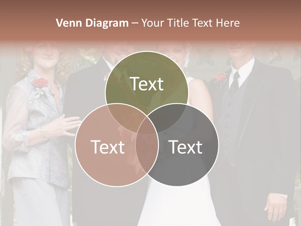 Happiness Caucasian Marriage PowerPoint Template