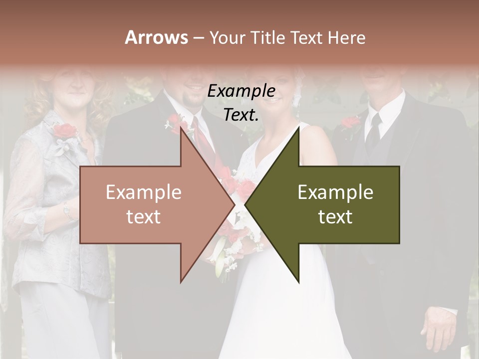 Happiness Caucasian Marriage PowerPoint Template