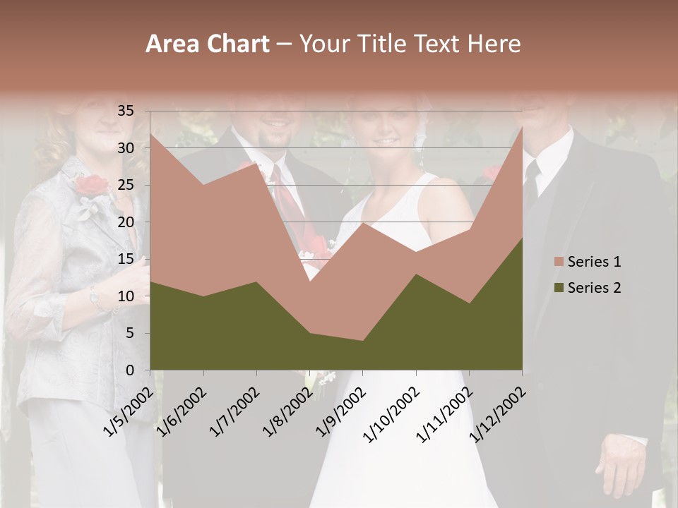 Happiness Caucasian Marriage PowerPoint Template