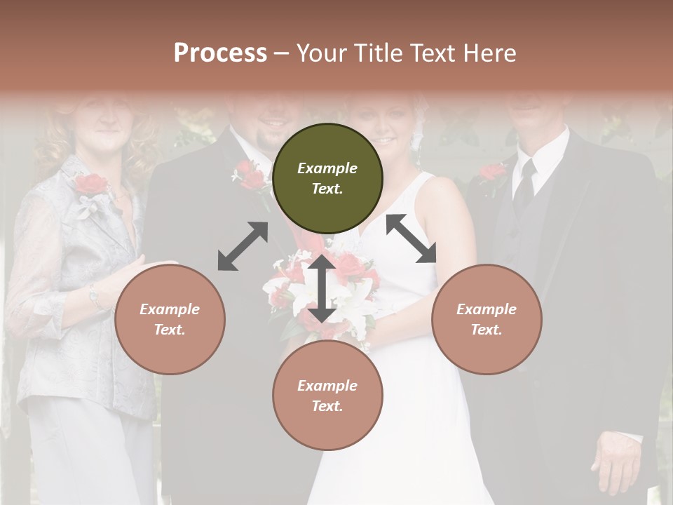 Happiness Caucasian Marriage PowerPoint Template