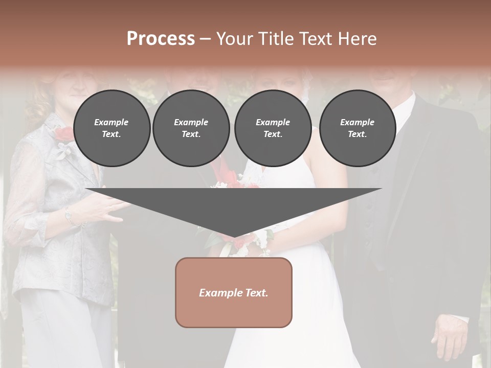 Happiness Caucasian Marriage PowerPoint Template