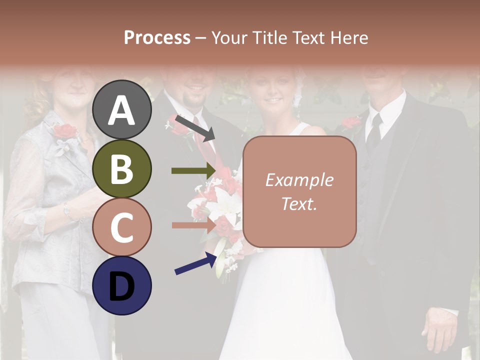 Happiness Caucasian Marriage PowerPoint Template