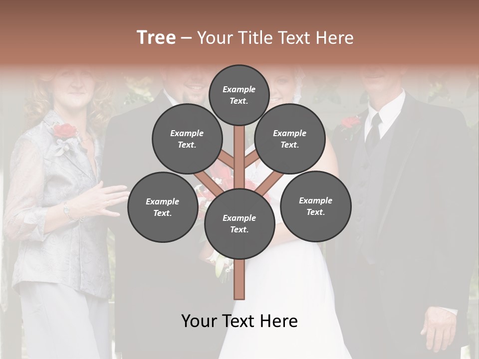 Happiness Caucasian Marriage PowerPoint Template