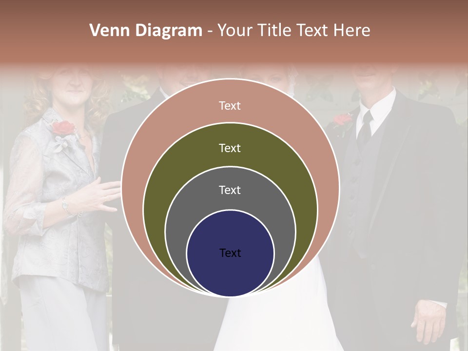 Happiness Caucasian Marriage PowerPoint Template