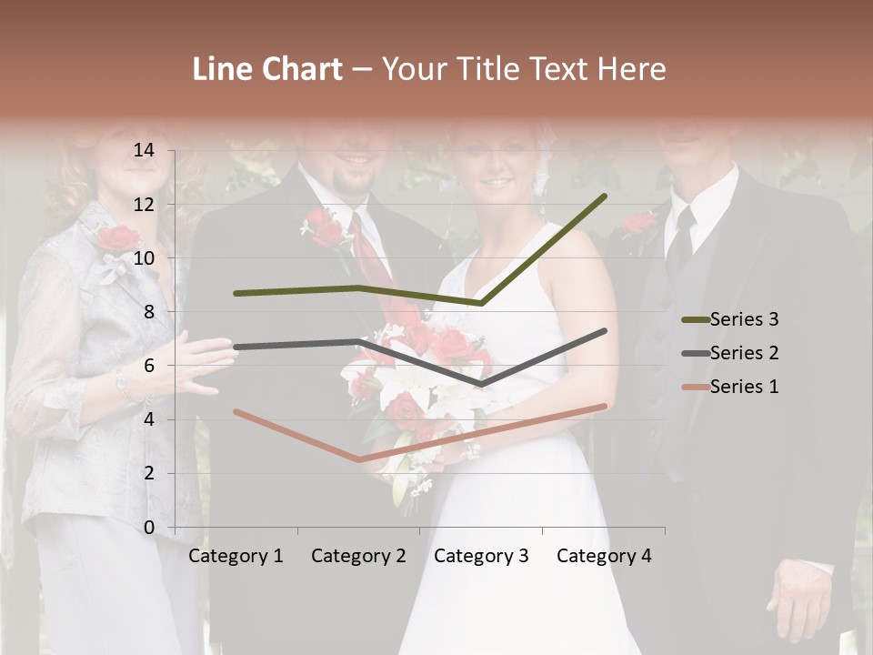 Happiness Caucasian Marriage PowerPoint Template