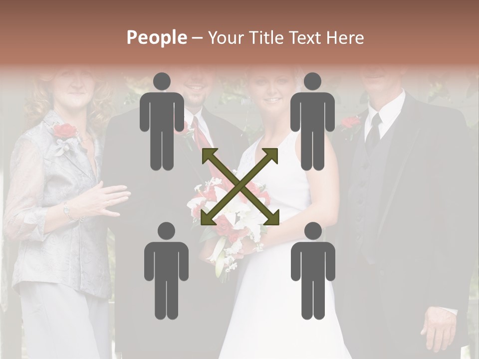 Happiness Caucasian Marriage PowerPoint Template