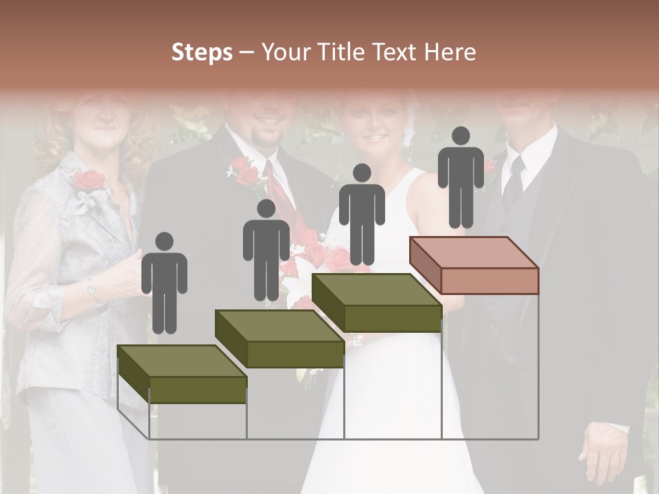 Happiness Caucasian Marriage PowerPoint Template