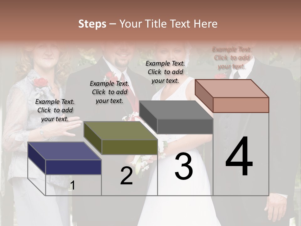 Happiness Caucasian Marriage PowerPoint Template