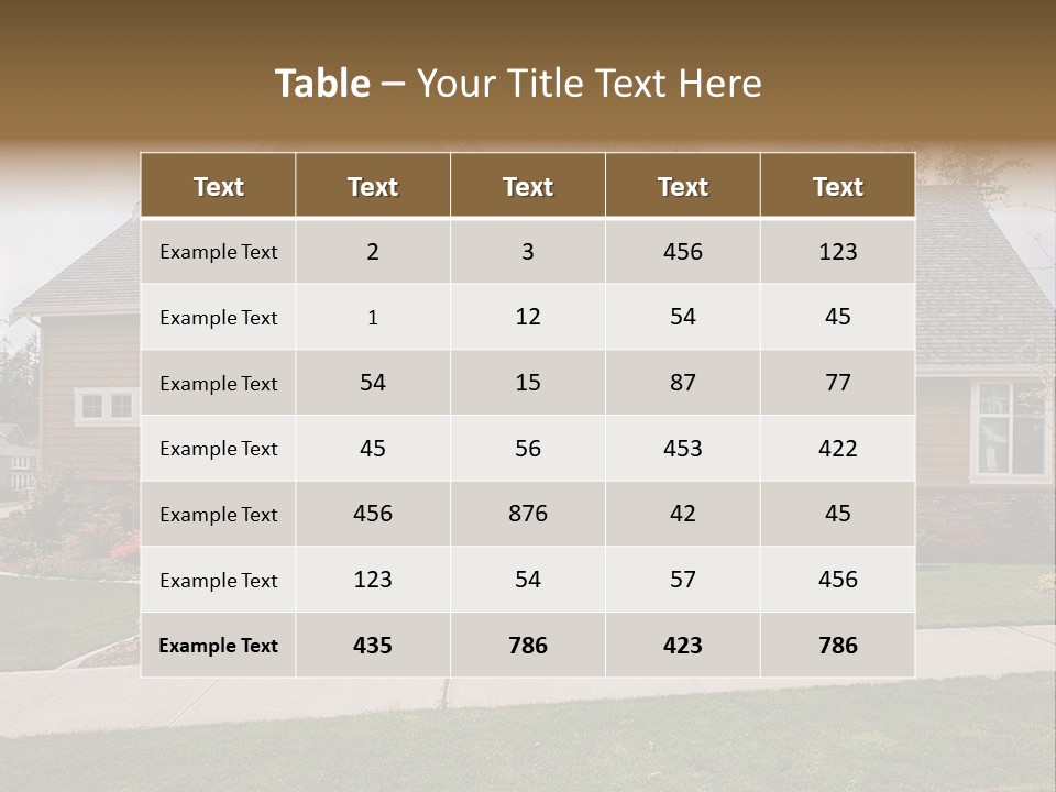 Custom Expensive Landscape PowerPoint Template