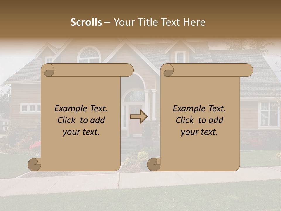 Custom Expensive Landscape PowerPoint Template