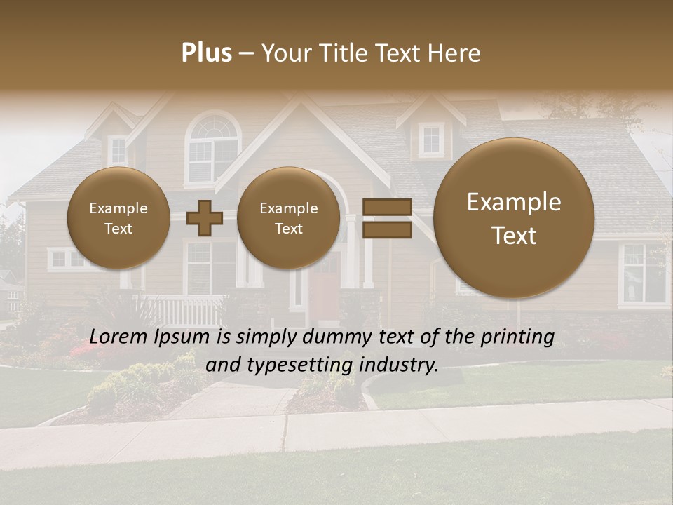 Custom Expensive Landscape PowerPoint Template
