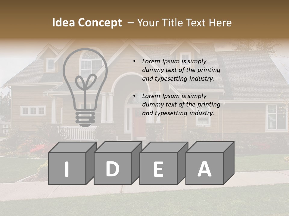 Custom Expensive Landscape PowerPoint Template