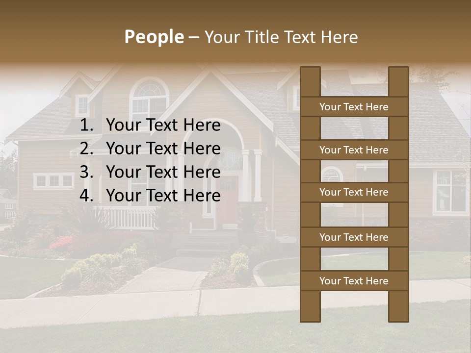 Custom Expensive Landscape PowerPoint Template