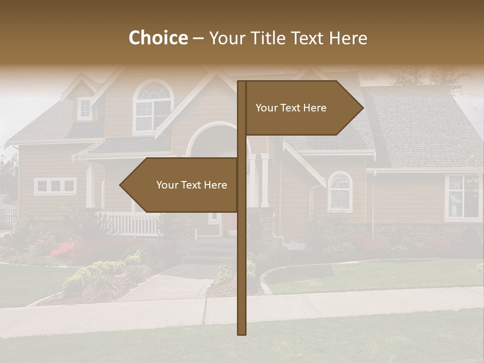 Custom Expensive Landscape PowerPoint Template