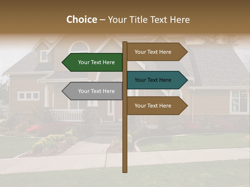 Custom Expensive Landscape PowerPoint Template