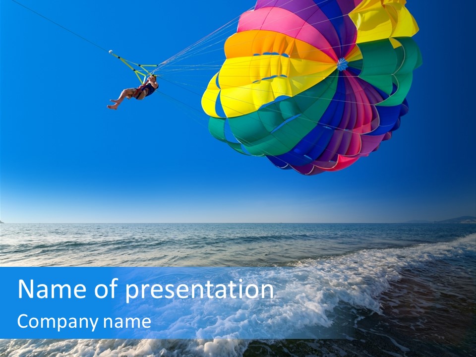 Parasail Ocean Summer PowerPoint Template