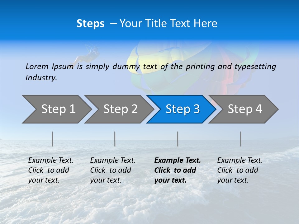 Parasail Ocean Summer PowerPoint Template