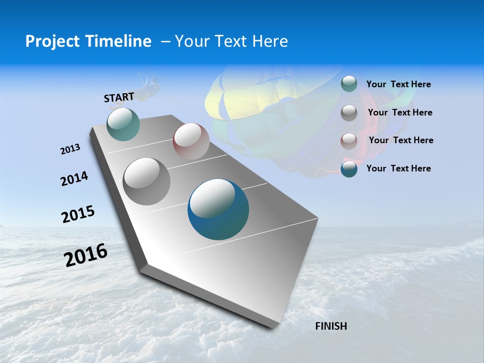 Parasail Ocean Summer PowerPoint Template