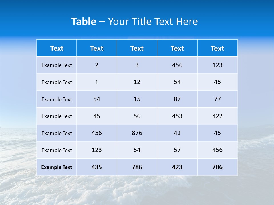 Parasail Ocean Summer PowerPoint Template
