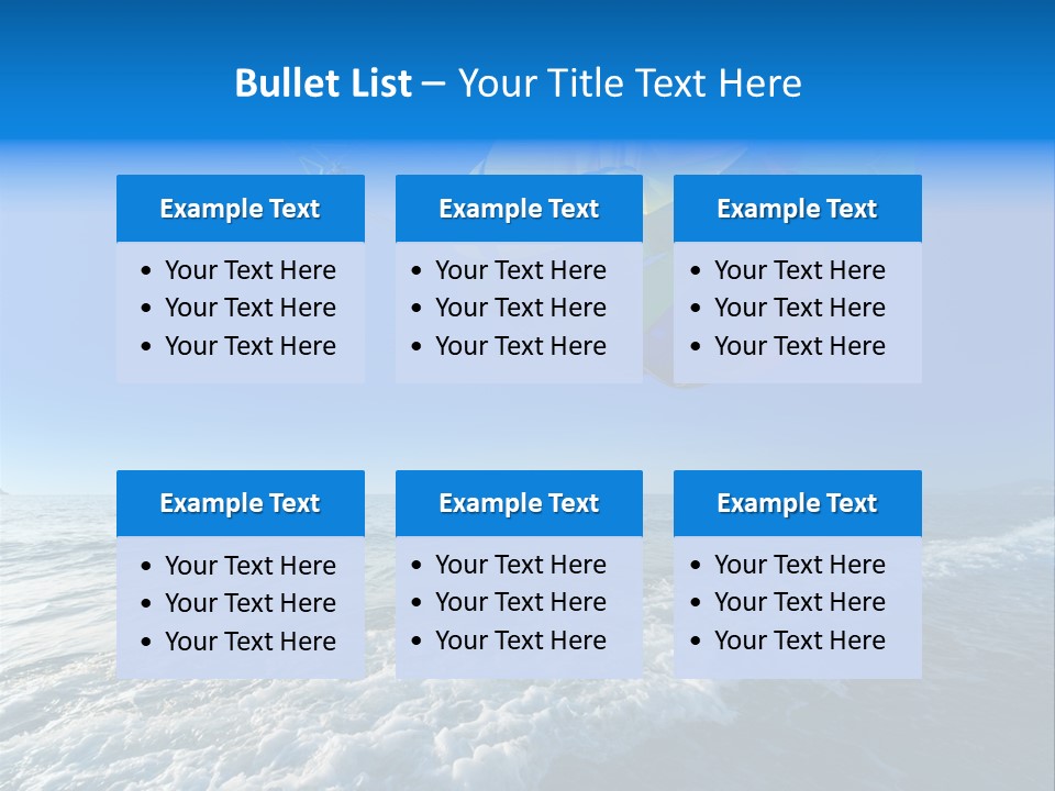 Parasail Ocean Summer PowerPoint Template
