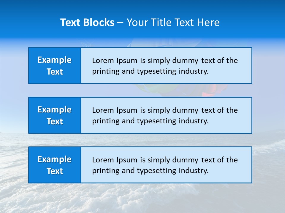Parasail Ocean Summer PowerPoint Template