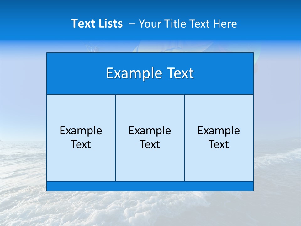 Parasail Ocean Summer PowerPoint Template