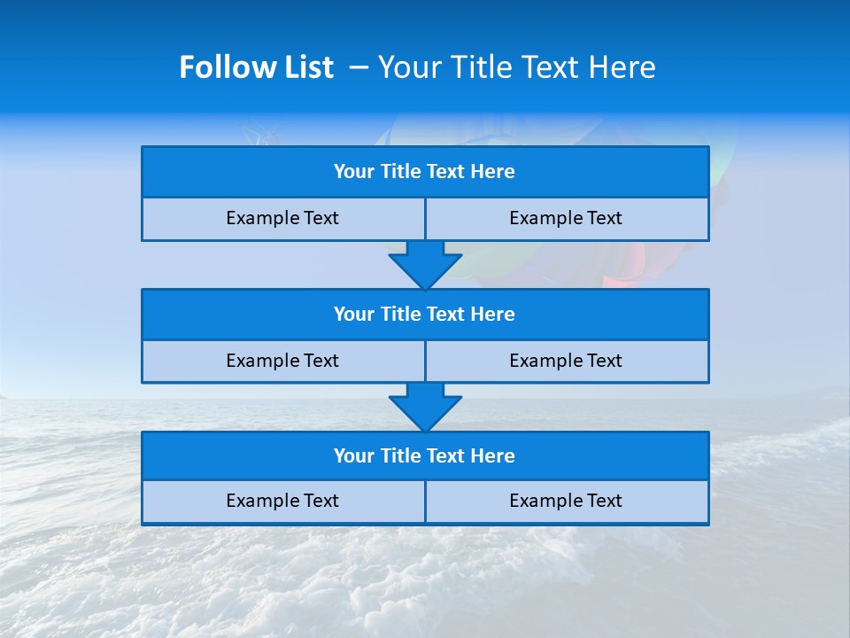 Parasail Ocean Summer PowerPoint Template