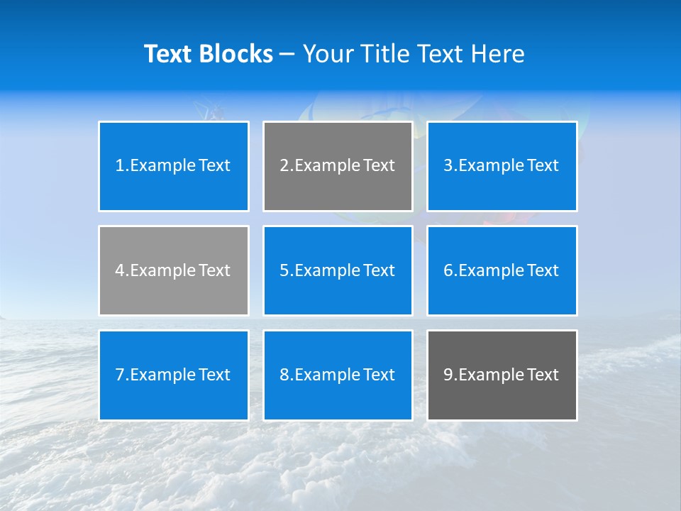 Parasail Ocean Summer PowerPoint Template