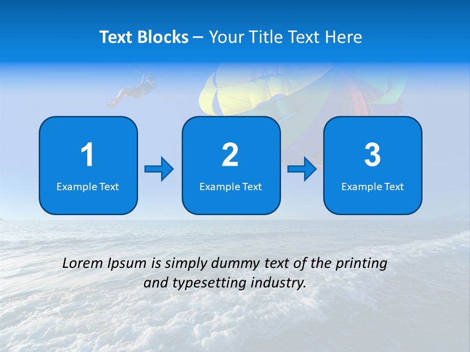 Parasail Ocean Summer PowerPoint Template