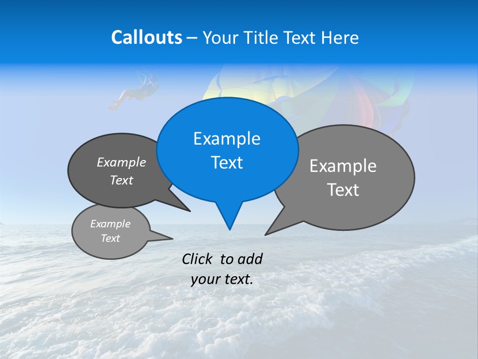 Parasail Ocean Summer PowerPoint Template