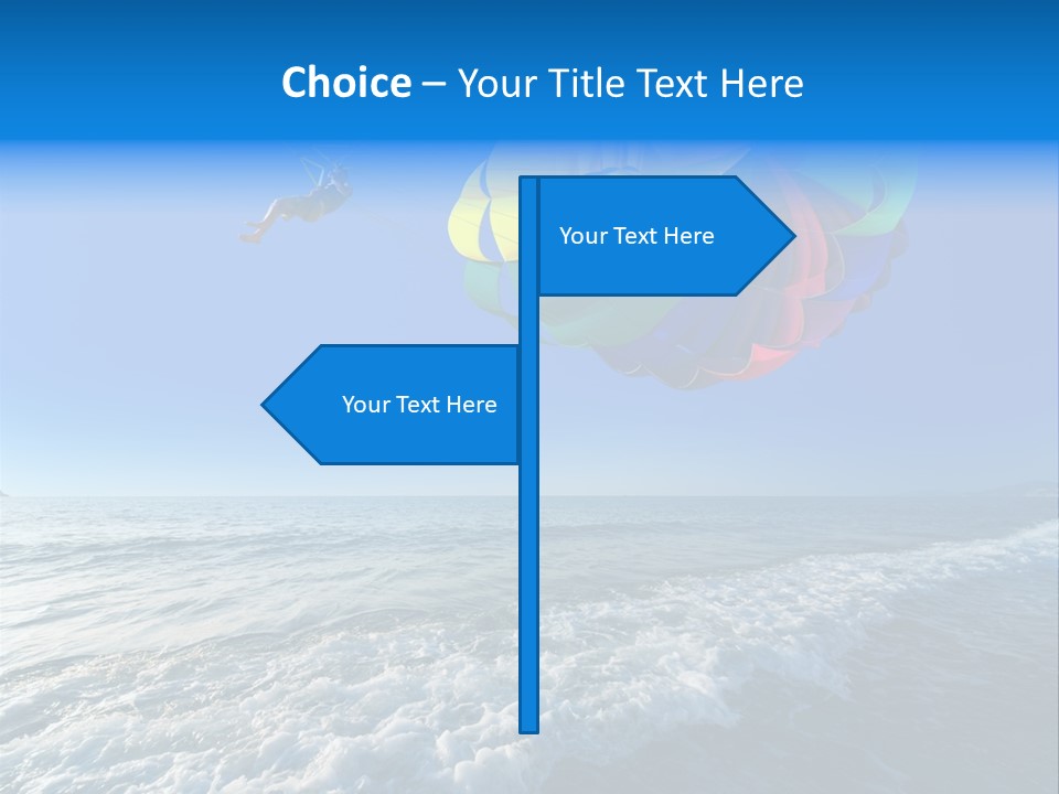 Parasail Ocean Summer PowerPoint Template