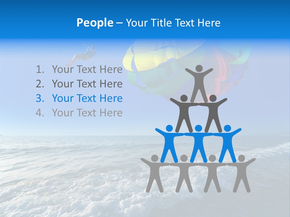 Parasail Ocean Summer PowerPoint Template