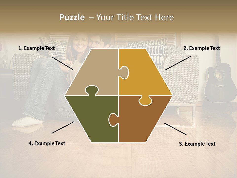 Family Attractive Hug PowerPoint Template