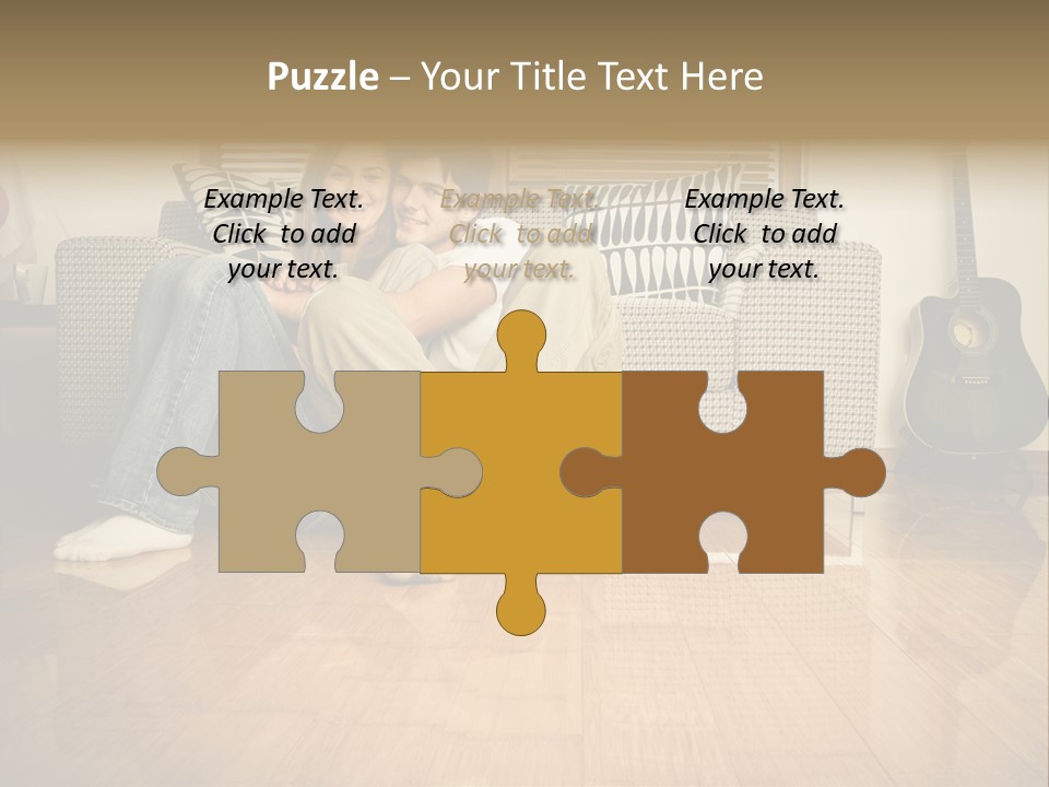 Family Attractive Hug PowerPoint Template